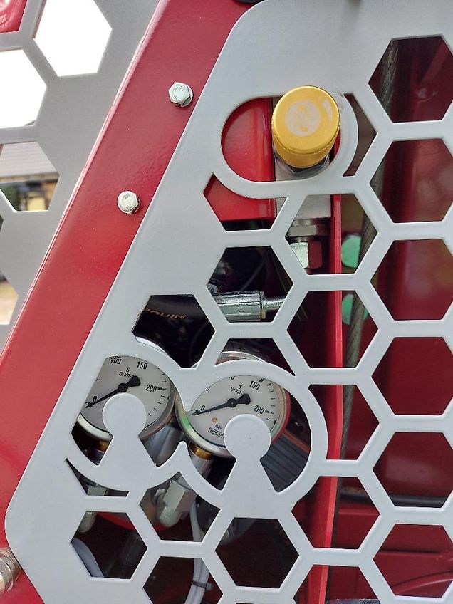 Tajfun EGV 55 AHK-SG Tajfun Forstseilwinde hydraulisch Seilausstoß Endschalter Seileinlaufbremse