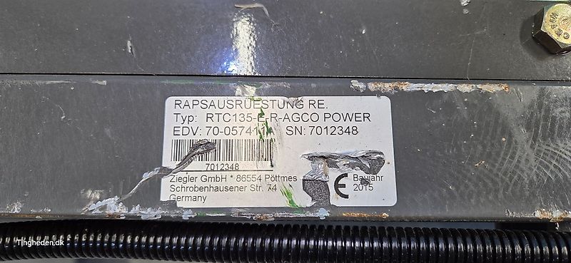 Ziegler RTC135 (Spare part/Reservedel/Ersatzteil)