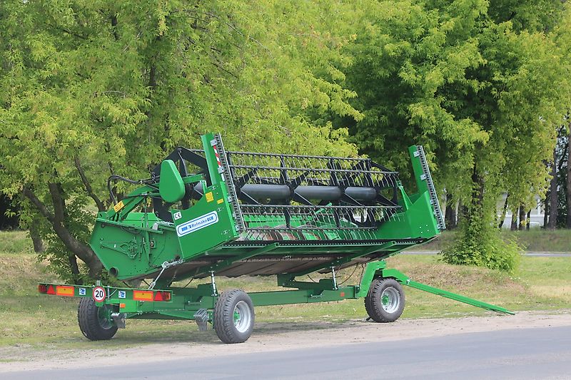 Rolmako Zweiradwagen (starre Deichsel mit Stützrad) Transportwagen für Schneidwerke für Claas, John Deere, New Holland