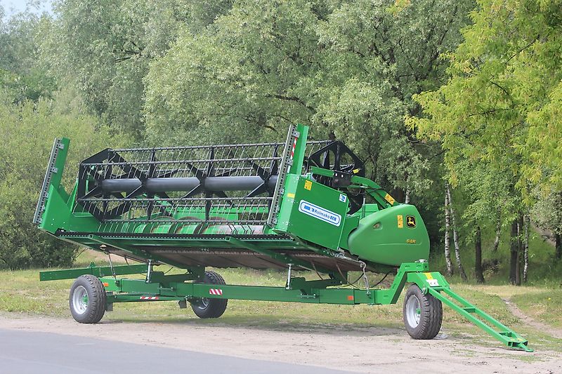 Rolmako Zweiradwagen (starre Deichsel mit Stützrad) Transportwagen für Schneidwerke für Claas, John Deere, New Holland