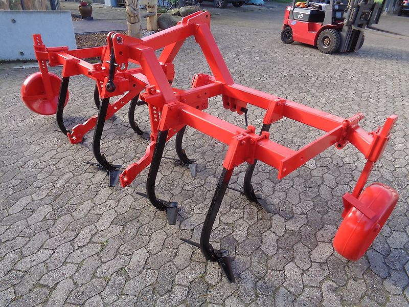 Rau Frontgrubber 3m Vorbaugrubber Anbaugrubber mit Zapfwellendurchtrieb&Hitch für Anbaugeräte 500mm Stützräder Klappbar zur Exakten Tiefenführung