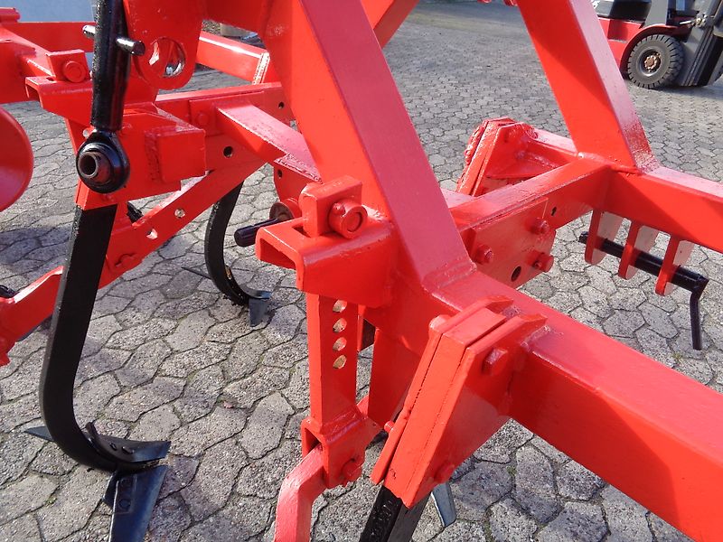 Rau Frontgrubber 3m Vorbaugrubber Anbaugrubber mit Zapfwellendurchtrieb&Hitch für Anbaugeräte 500mm Stützräder Klappbar zur Exakten Tiefenführung