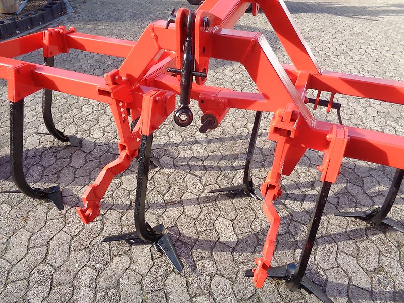 Rau Frontgrubber 3m Vorbaugrubber Anbaugrubber mit Zapfwellendurchtrieb&Hitch für Anbaugeräte 500mm Stützräder Klappbar zur Exakten Tiefenführung