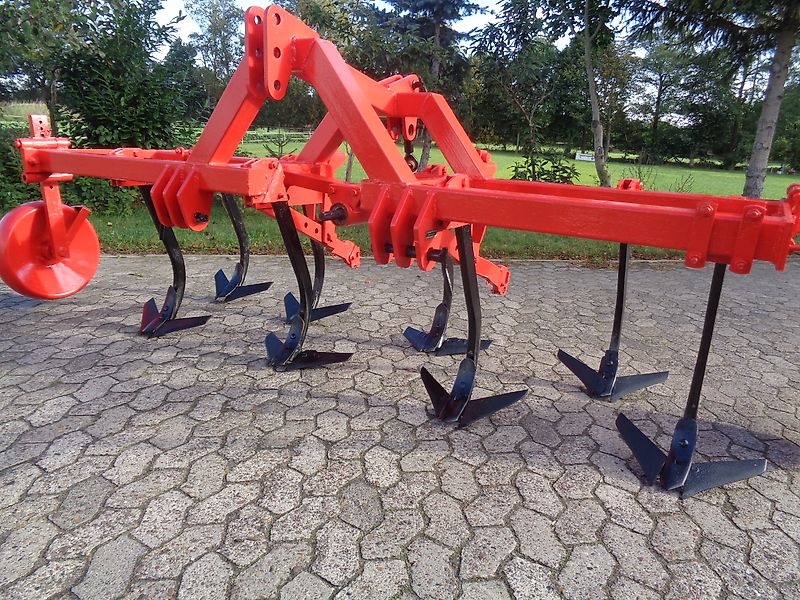 Rau Frontgrubber 3m Vorbaugrubber Anbaugrubber mit Zapfwellendurchtrieb&Hitch für Anbaugeräte 500mm Stützräder Klappbar zur Exakten Tiefenführung