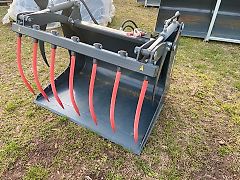 Saphir Krokodilgebiss, Leichtgutschaufel mit Niederhalter LGN 13