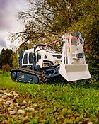 Hymach Funkraupe Mulchraupe Geräteträger Mähraupe Forstraupe