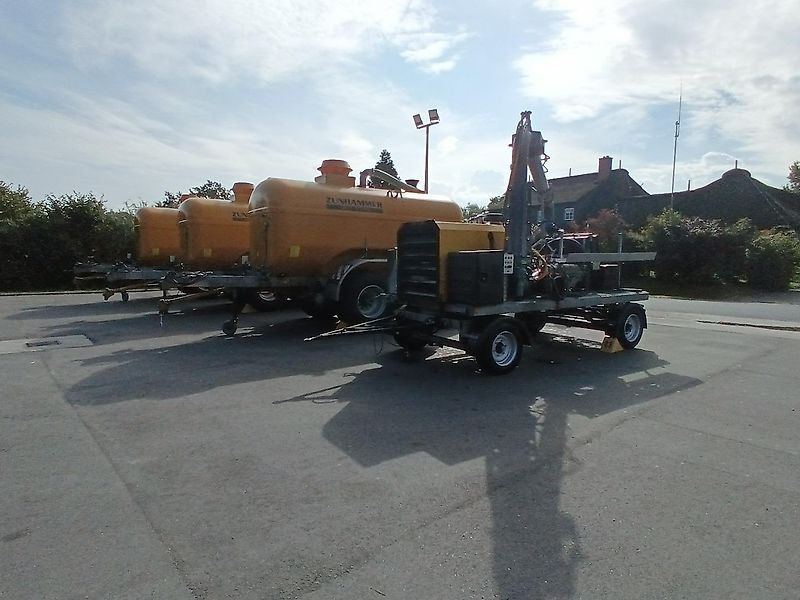 Zunhammer 3x Güllezubringer MTS 15,5 K+ Pumpstation Zunhammer Befüllpumpe mit Motor und Fernsteuerung