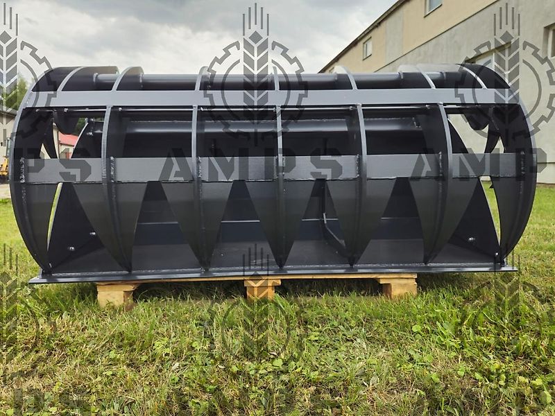 AMPS Łyżko-Krokodyl Ząb Palony/ GREIFSCHAUFEL/ PELIKANSCHAUFEL/ Schaffer, Volvo, Manitou