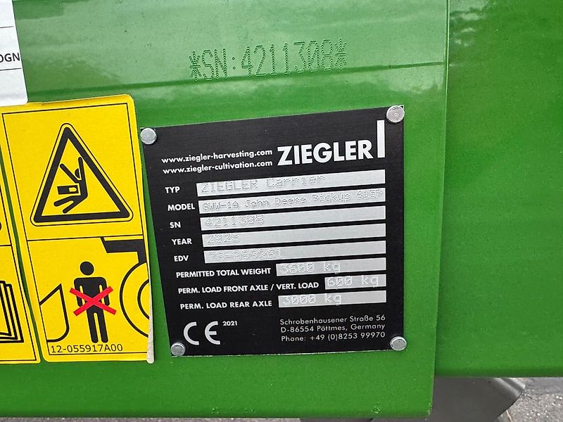 John Deere 615P BÆLTE PICKUP