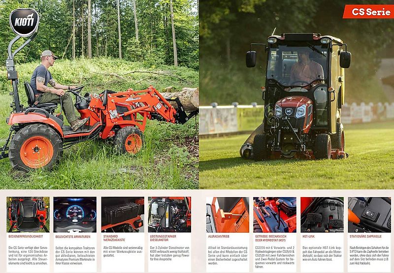 Kioti CS2220U - 7 Jahre oder 5000 Bh Garantie !!!