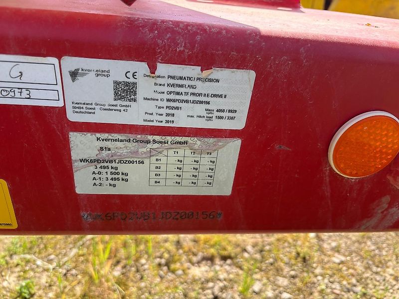 Kverneland Optima TF Profi II E - Drive II