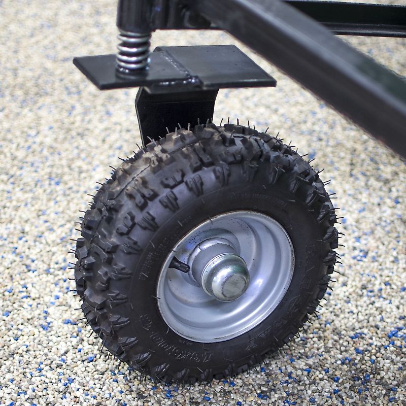 Rasenkehrmaschine Laubkehrmaschine Sammler ATV Rasentraktor Motor Quad