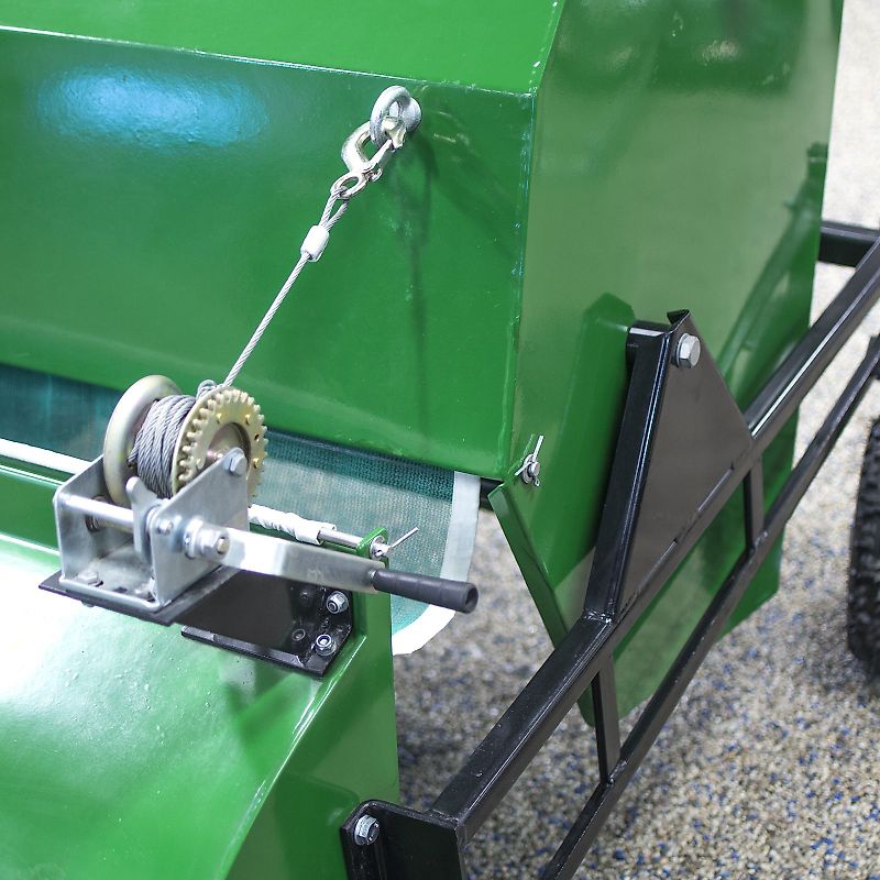 Rasenkehrmaschine Laubkehrmaschine Sammler ATV Rasentraktor Motor Quad