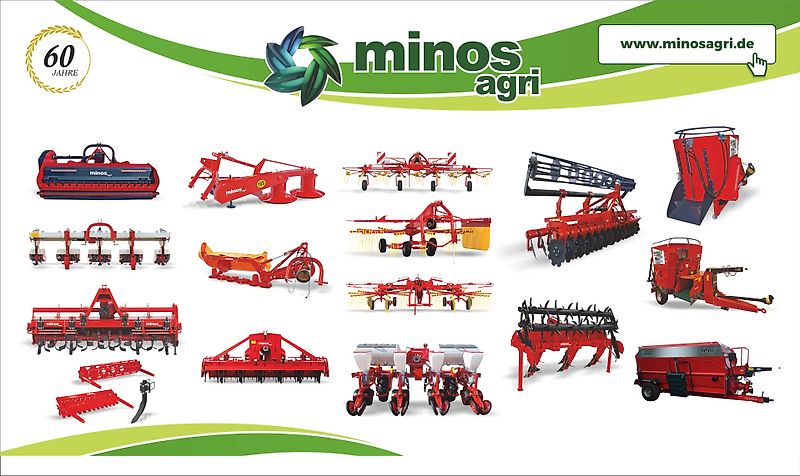 Minos Agri Schlegelmulcher T-DSP 1400 **NEU**
