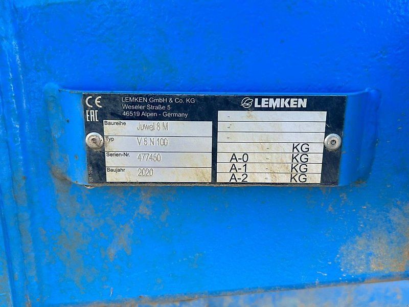 Lemken Juwel 8