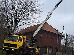 Daimler-Benz Mobilkran / Tirre 30m Dachdecker Kran / Daimler-Benz SK 6x6 V8