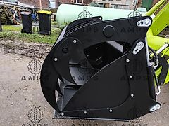 AMPS GREIFSCHAUFEL/ PELIKANSCHAUFEL/ Łycho-Krokodyl Ząb Palony II-Siłownikowy