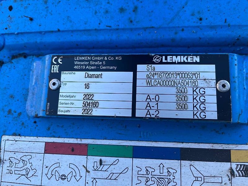 Lemken Diamant 16 VU 7+1