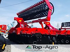 GRANO-SYSTEM TOP-AGRO Top-Agro Kurzscheibenegge 3m OFAS 610mm Dachringwalze 600mm