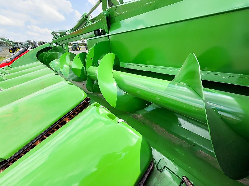 John Deere Kemper 608C 8 row corn header with folding frame for John Deere combines, chopper, stubble stomper, 75 cm row spacing, StalkMaster