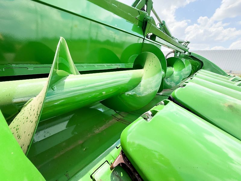 John Deere Kemper 608C 8 row corn header with folding frame for John Deere combines, chopper, stubble stomper, 75 cm row spacing, StalkMaster