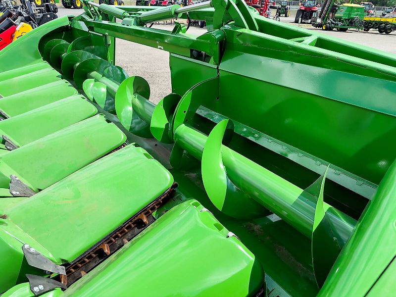 John Deere Kemper 608C 8 row corn header with folding frame for John Deere combines, chopper, stubble stomper, 75 cm row spacing, StalkMaster