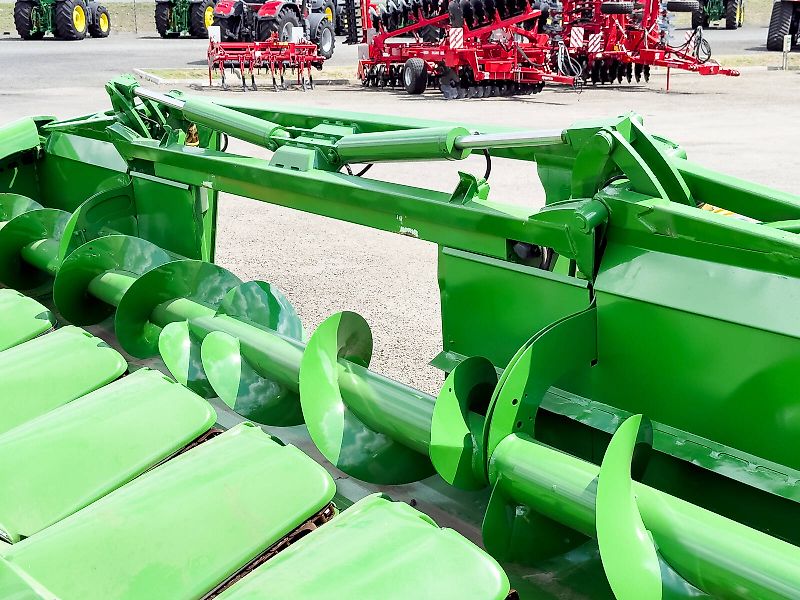 John Deere Kemper 608C 8 row corn header with folding frame for John Deere combines, chopper, stubble stomper, 75 cm row spacing, StalkMaster