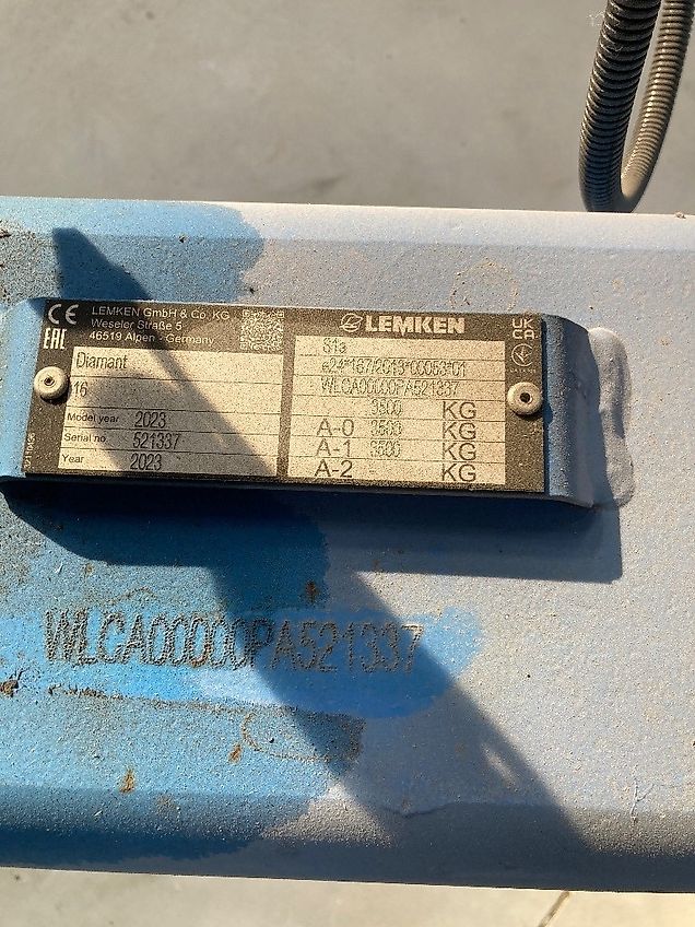 Lemken Diamant 16