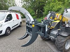 Polterzange Holzzange Forstzange Frontladerzange