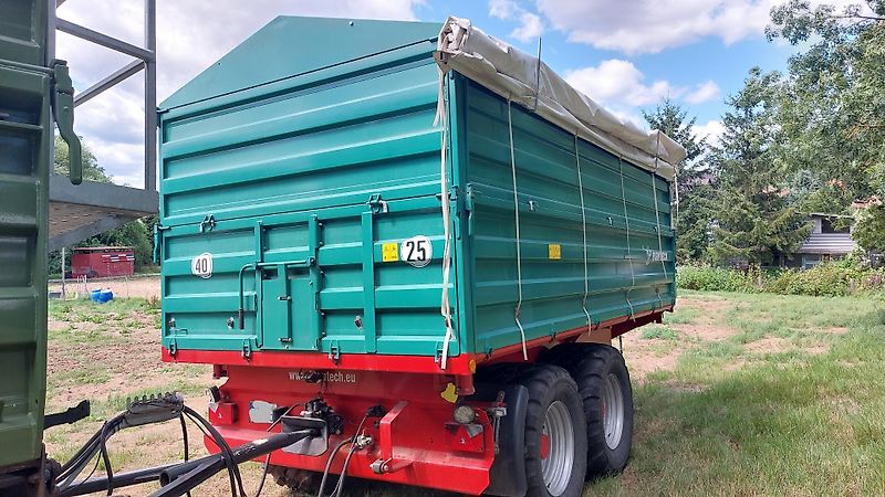 Farmtech TDK 1800, Arbeitsplattform, Plane, durchgehende Bremse, Automatisches Zugmaul,...