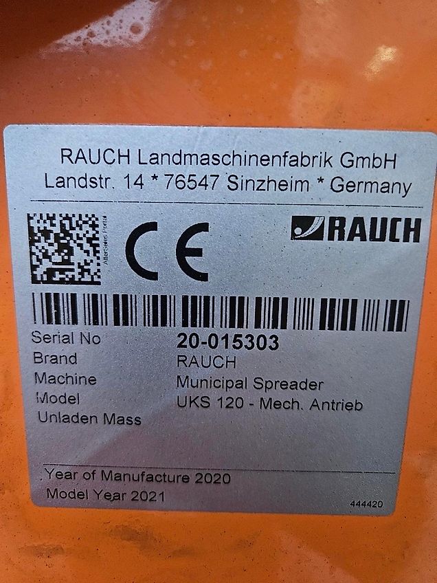 Rauch UKS 120 mechanisch